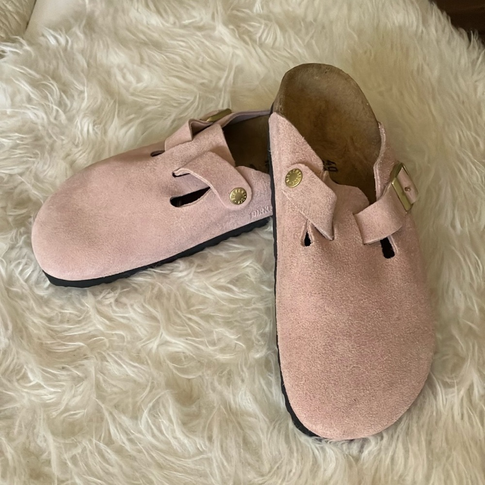 NEW Birkenstock Boston Clog - Pink - Size 9